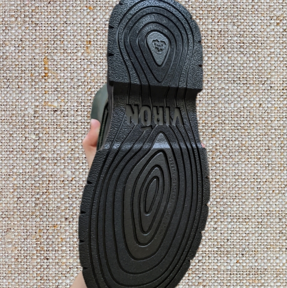 Virón 1992 Forest Apple Vegan Leather Combat Boot - Picture 3 of 6